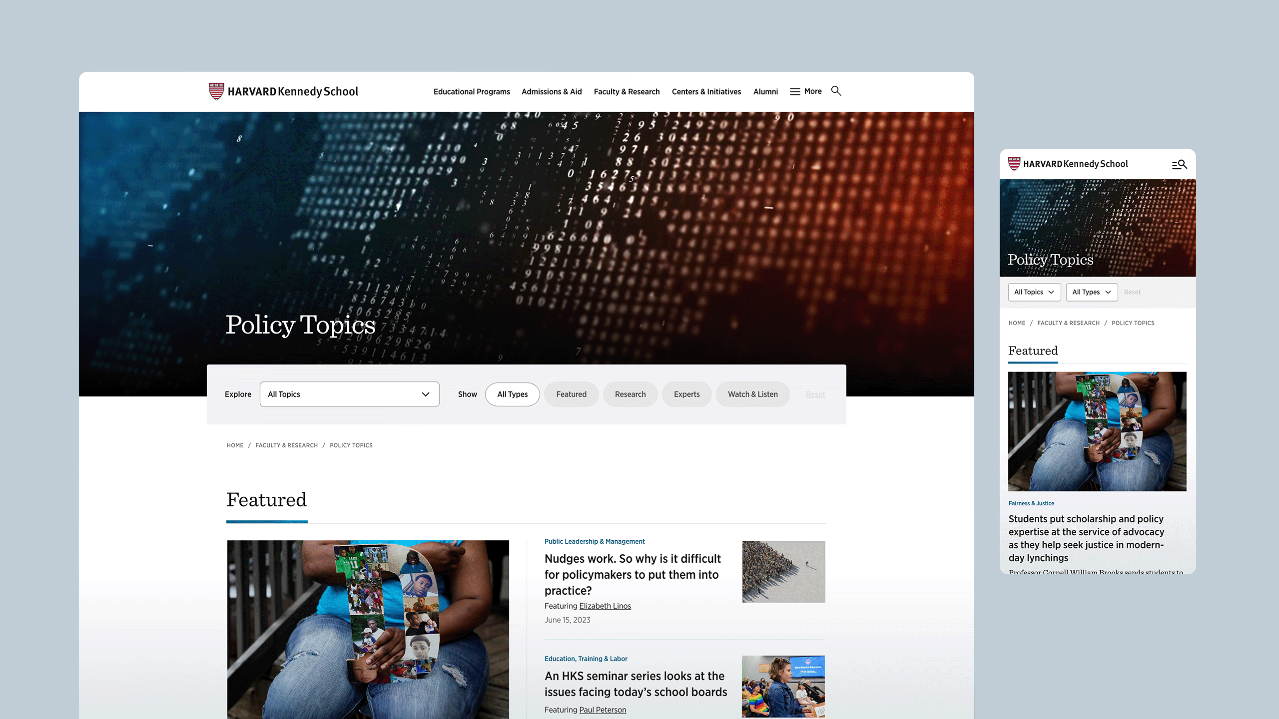 HKS Policy Topics Case Study – 16a HKS Policy Topics Case Study – 16a